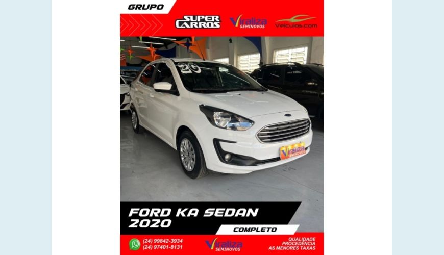 FORD KA - BRANCO - 2020 Foto 3 (Grande)