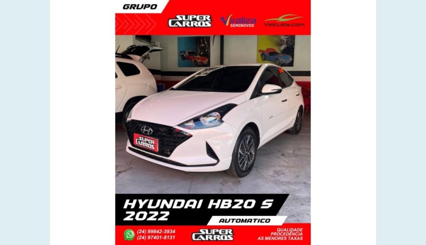 HYUNDAI HB 20S - BRANCO - 2022 Foto 3 (Grande)