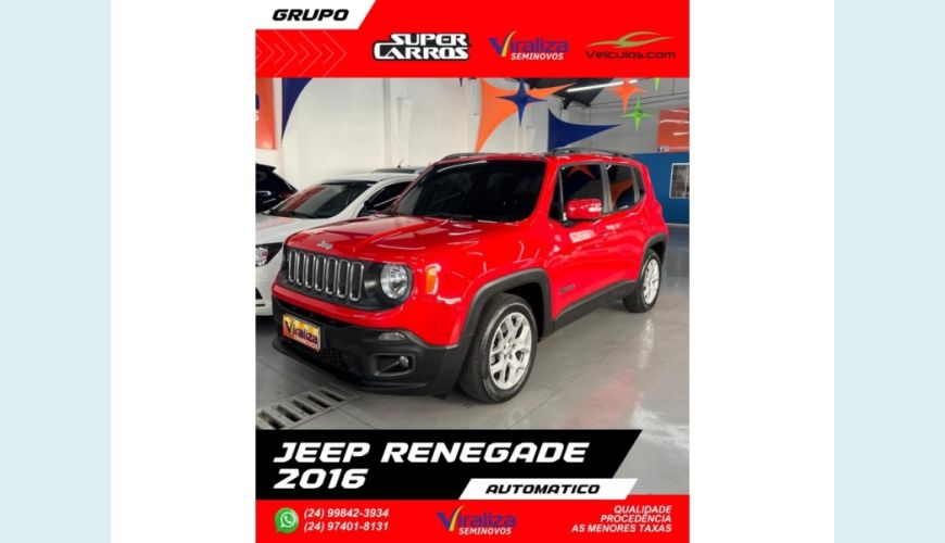 JEEP RENEGADE - VERMELHO - 2016 Foto 3 (Grande)