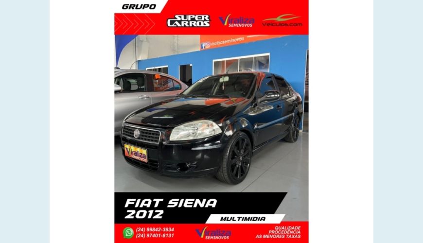 FIAT SIENA - PRETO - 2012 Foto 3 (Grande)
