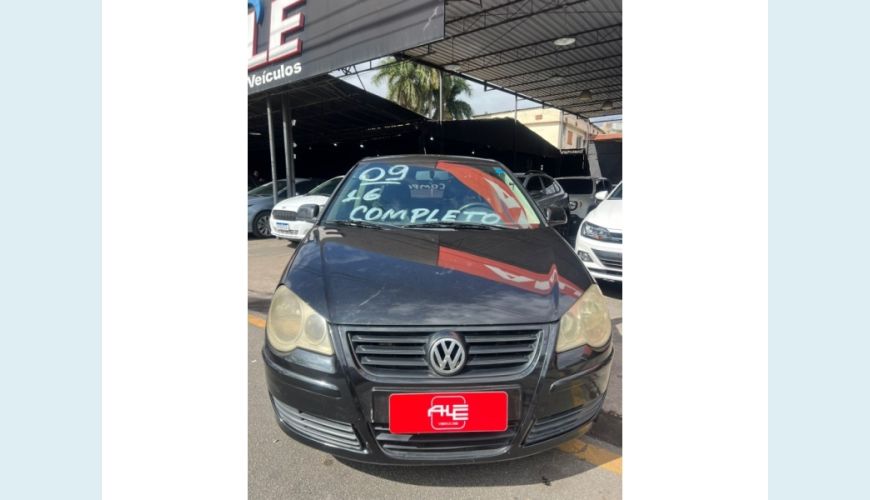 VOLKSWAGEN POLO SEDAN - PRETO - 2009 Foto 3 (Grande)
