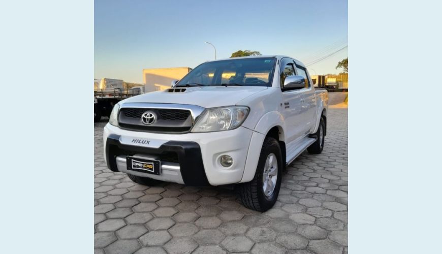 TOYOTA HILUX 3.0 SRV 4X4 CD 16V TURBO INTERCOOLER DIESEL 4P AUT. - BRANCO - 2011 Foto 3 (Grande)