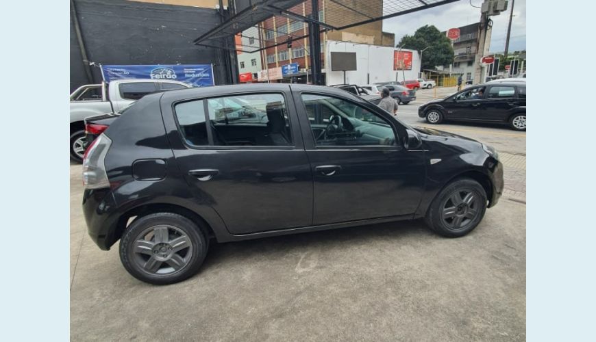 RENAULT SANDERO TECHRUN HI-FLEX 1.0 16V 5P - PRETO - 2014 Foto 3 (Grande)