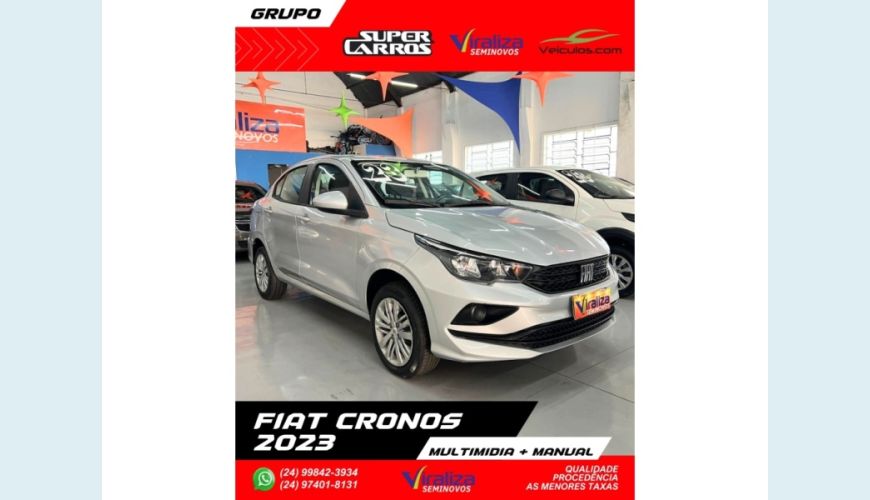 FIAT CRONOS - PRATA - 2023 Foto 3 (Grande)