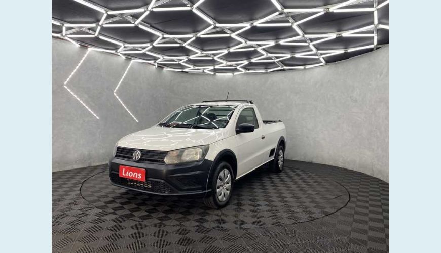 VOLKSWAGEN SAVEIRO ROBUST 1.6 MSI CS FLEX - BRANCO - 2018 Foto 3 (Grande)