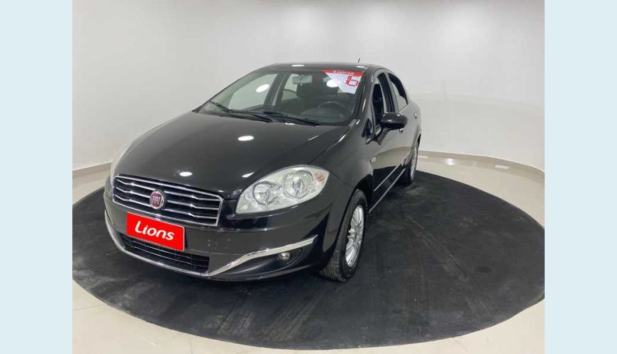 FIAT LINEA BLACKMOTION 1.8 16V FLEX - PRETO - 2016 Foto 3 (Grande)