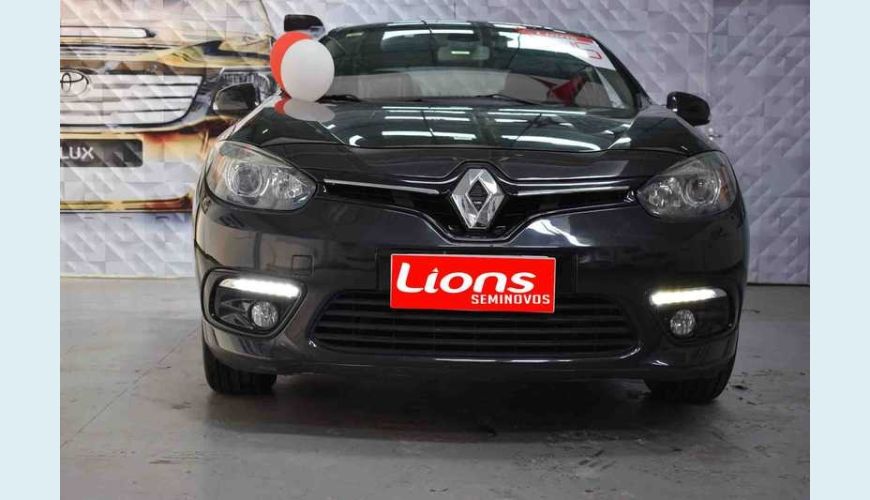 RENAULT FLUENCE 2.0 16V DYNAMIQUE PLUS X-TRONIC FLEX - PRETO - 2015 Foto 3 (Grande)