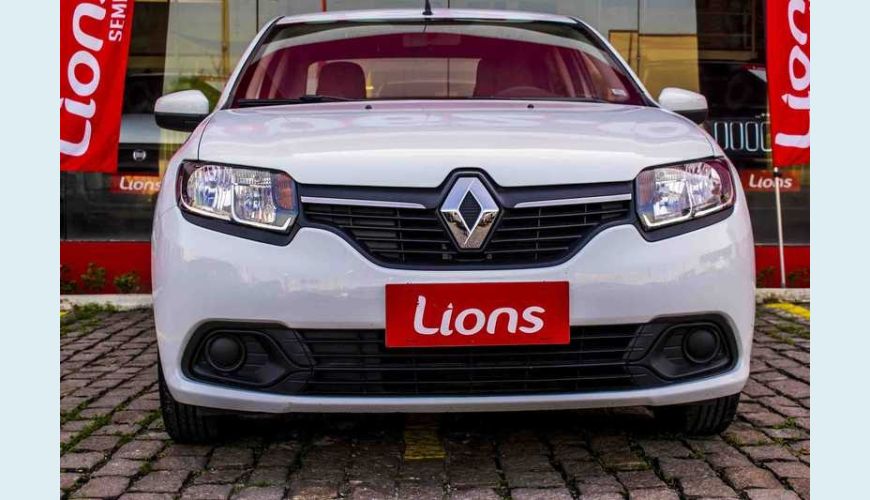 RENAULT LOGAN AUTHENTIQUE 1.0 12V SCE FLEX - BRANCO - 2018 Foto 3 (Grande)