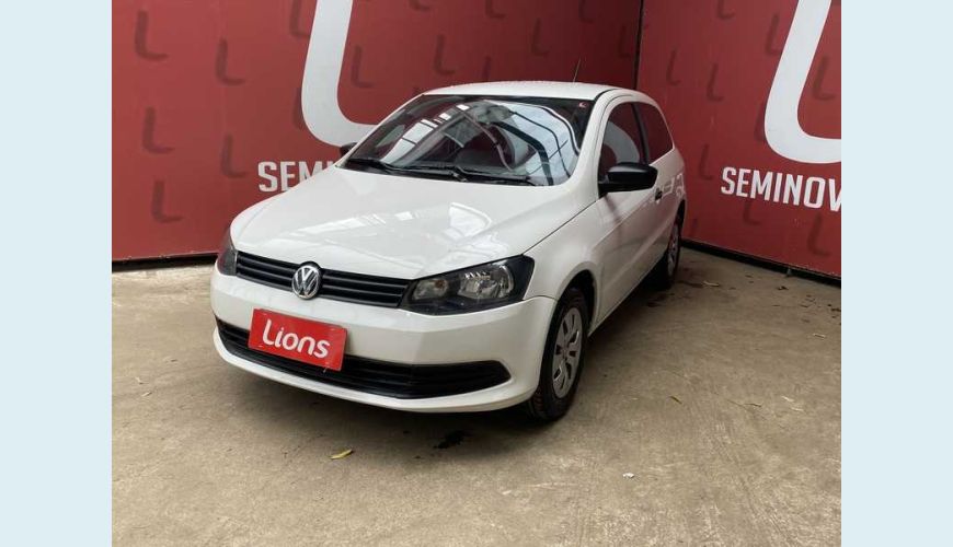 VOLKSWAGEN GOL 1.0 ECOMOTION(G4) FLEX 2P - BRANCO - 2013 Foto 3 (Grande)