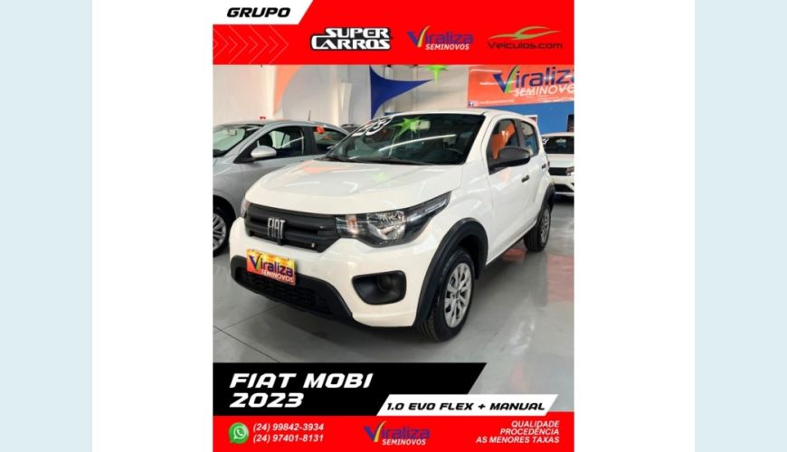 FIAT MOBI - BRANCO - 2023 Foto 3 (Grande)