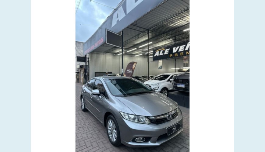 HONDA CIVIC - CINZA - 2014 Foto 3 (Grande)