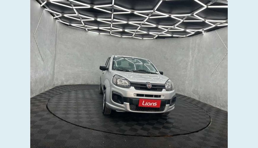 FIAT UNO ATTRACTIVE 1.0 8V FLEX 4P - PRATA - 2020 Foto 3 (Grande)