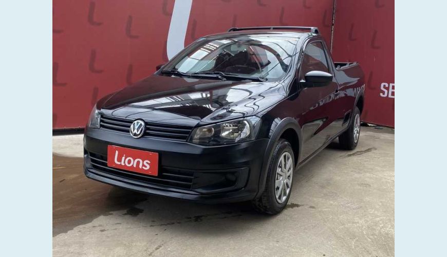 VOLKSWAGEN SAVEIRO 1.6 STARTLINE CS FLEX - PRETO - 2016 Foto 3 (Grande)