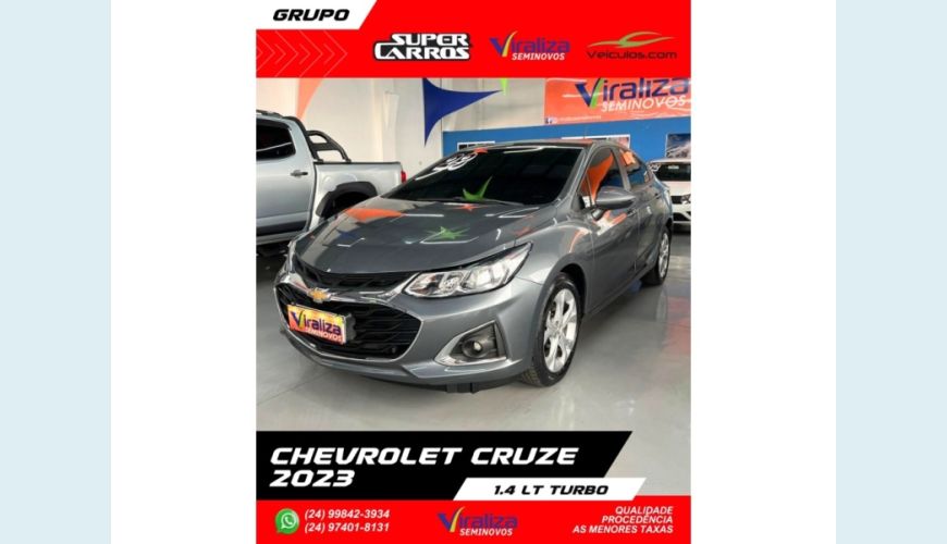 CHEVROLET CRUZE - CINZA - 2023 Foto 3 (Grande)