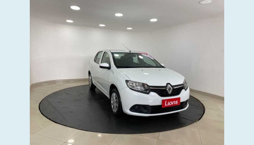 RENAULT LOGAN AUTHENTIQUE 1.0 12V SCE FLEX - BRANCO - 2020 Foto 3 (Grande)