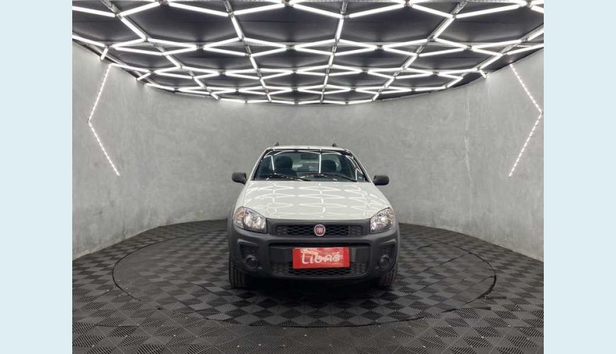 FIAT STRADA HARD WORKING 1.4 FLEX (CABINE ESTENDIDA) - BRANCO - 2018 Foto 3 (Grande)