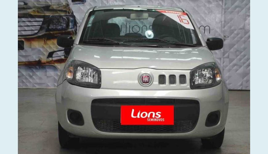 FIAT UNO VIVACE CELEB. 1.0 8V FLEX 4P - PRATA - 2016 Foto 3 (Grande)