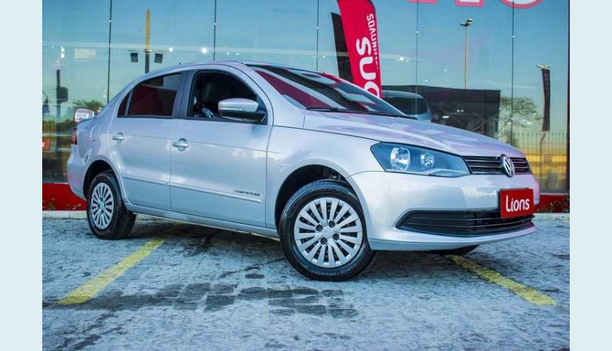 VOLKSWAGEN VOYAGE 1.0 TEC CITY FLEX - PRATA - 2015 Foto 3 (Grande)
