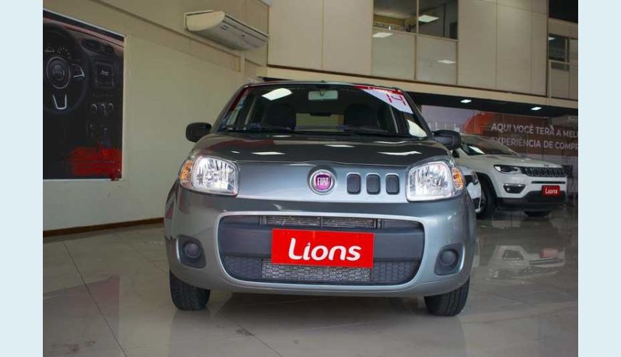 FIAT UNO VIVACE CELEB. 1.0 8V FLEX 4P - CINZA - 2014 Foto 3 (Grande)