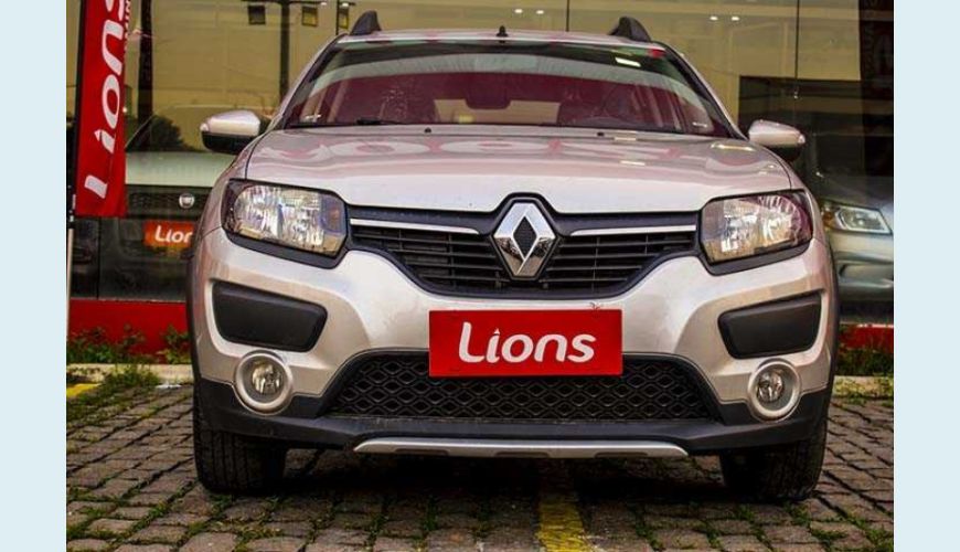RENAULT SANDERO STEPWAY 1.6 8V FLEX - PRATA - 2017 Foto 3 (Grande)