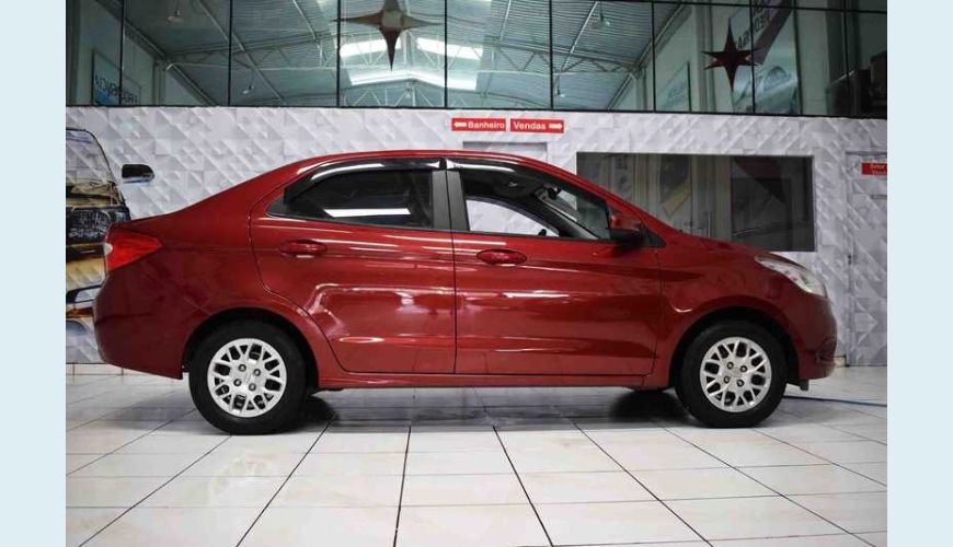 FORD KA SEDAN SE 1.5 16V FLEX - VERMELHO - 2017 Foto 3 (Grande)