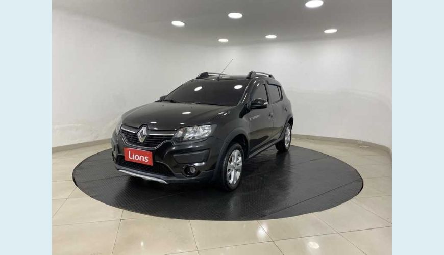 RENAULT SANDERO STEPWAY 1.6 8V FLEX - PRETO - 2017 Foto 3 (Grande)