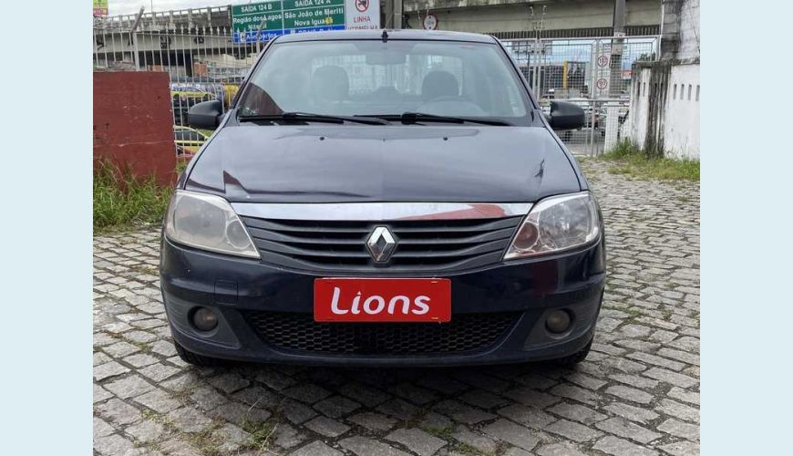 RENAULT LOGAN EXPRESSION 1.0 16V FLEX - AZUL - 2012 Foto 3 (Grande)