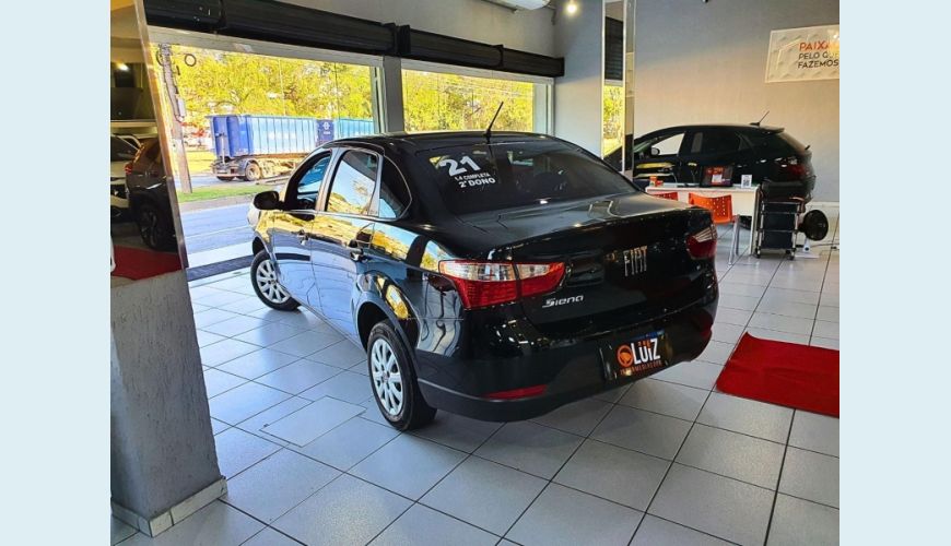 FIAT GRAND SIENA 1.4 EVO FLEX 8V 4P - PRETO - 2021 Foto 3 (Grande)