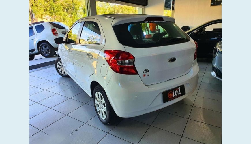 FORD KA 1.0 SE 12V FLEX 4P - BRANCO - 2015 Foto 3 (Grande)