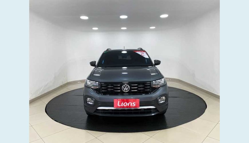 VOLKSWAGEN T-CROSS 1.0 200 TSI COMFORTLINE AUT. FLEX - CINZA - 2021 Foto 3 (Grande)
