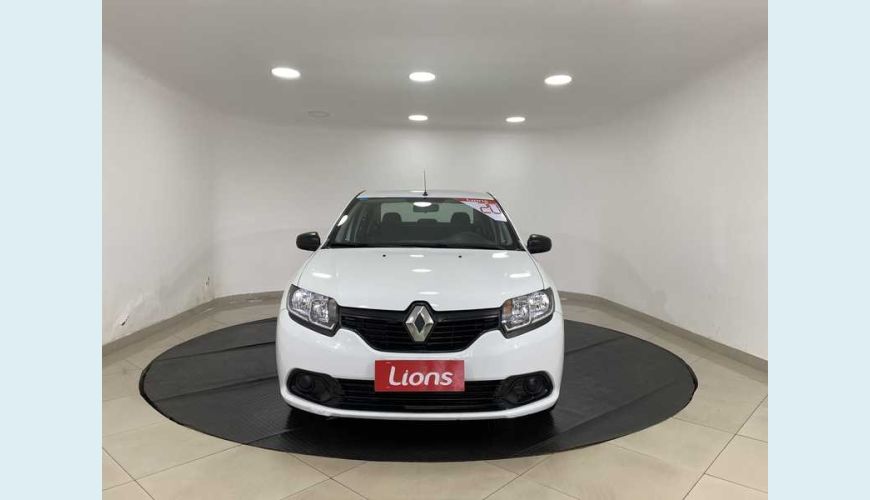 RENAULT LOGAN AUTHENTIQUE 1.0 12V SCE FLEX - BRANCO - 2020 Foto 3 (Grande)