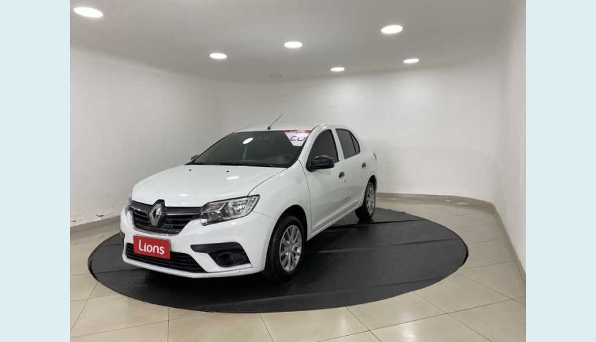RENAULT LOGAN ZEN 1.0 12V SCE FLEX - BRANCO - 2020 Foto 3 (Grande)