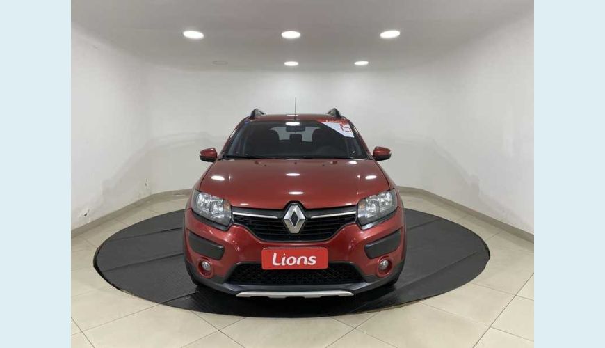 RENAULT SANDERO STEPWAY 1.6 8V FLEX - VERMELHO - 2015 Foto 3 (Grande)