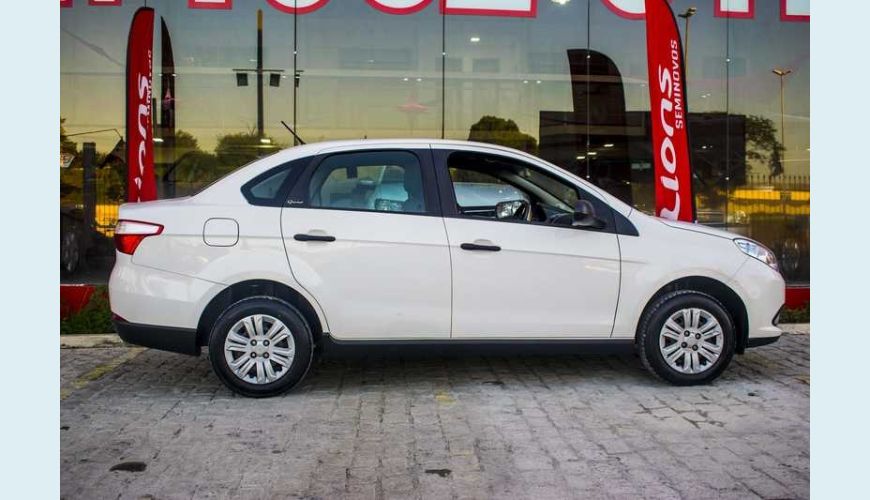 FIAT GRAND SIENA ATTRACTIVE 1.0 FLEX - BRANCO - 2018 Foto 3 (Grande)