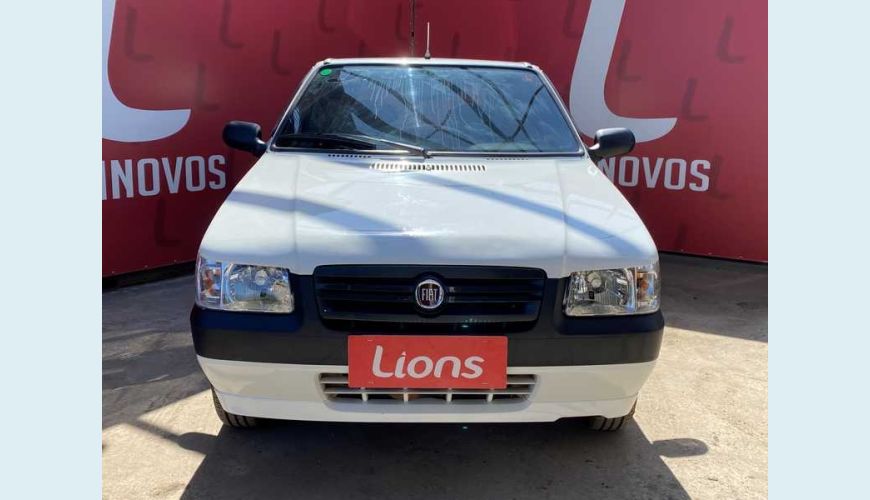 FIAT UNO MILLE FIRE ECONOMY 1.0 FLEX 2P - BRANCO - 2013 Foto 3 (Grande)