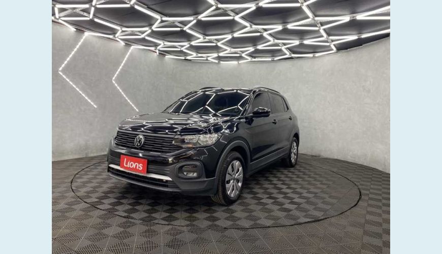 VOLKSWAGEN T-CROSS 1.0 200 TSI SENSE AUT. FLEX - PRETO - 2022 Foto 3 (Grande)