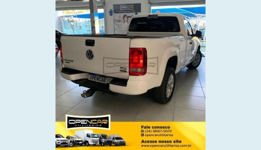 VOLKSWAGEN AMAROK 2.0 4X4 CS 16V TURBO INTERCOOLER DIESEL 2P MANUAL - BRANCO - 2013 Foto 3 (Grande)