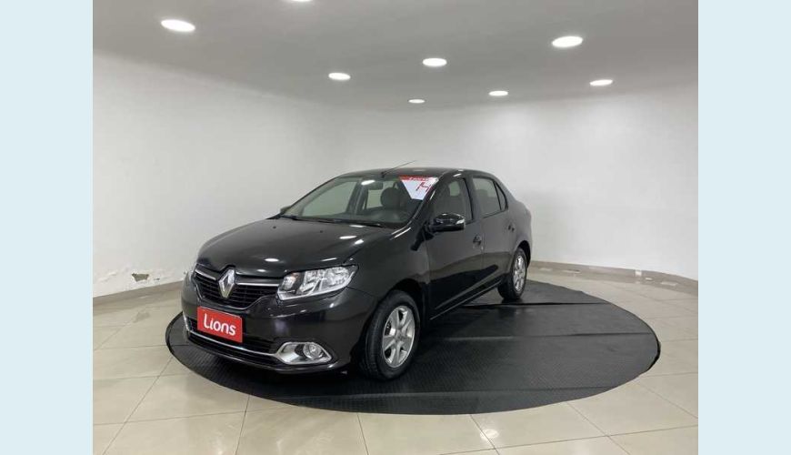 RENAULT LOGAN EXPRESSION 1.6 8V FLEX - PRETO - 2014 Foto 3 (Grande)