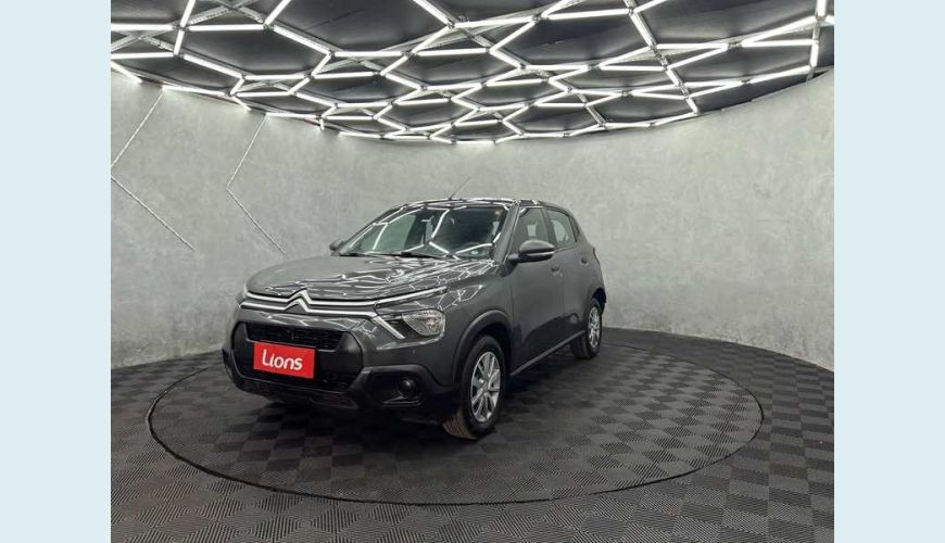 CITROËN C3 LIVE PACK 1.0 FLEX - CINZA - 2023 Foto 3 (Grande)