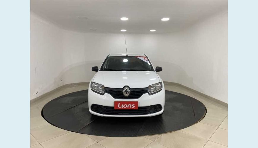 RENAULT LOGAN AUTHENTIQUE 1.0 12V SCE FLEX - BRANCO - 2018 Foto 3 (Grande)