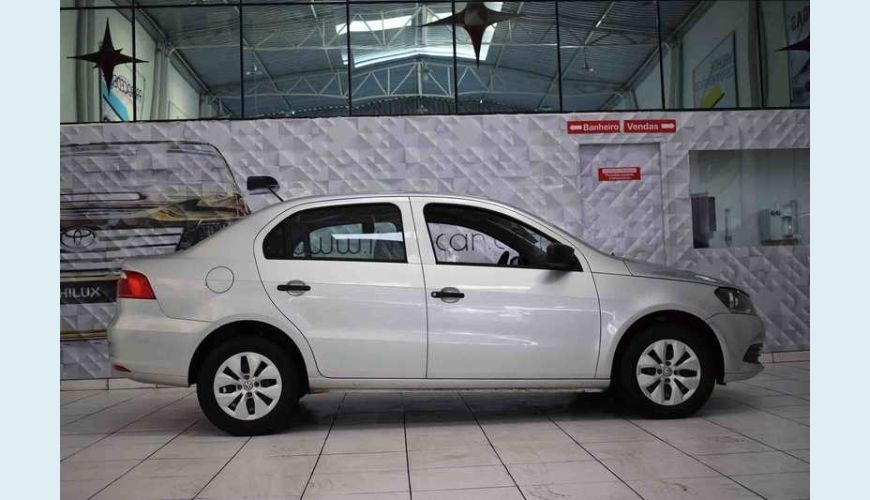 VOLKSWAGEN VOYAGE 1.0 TEC CITY FLEX - PRATA - 2015 Foto 3 (Grande)