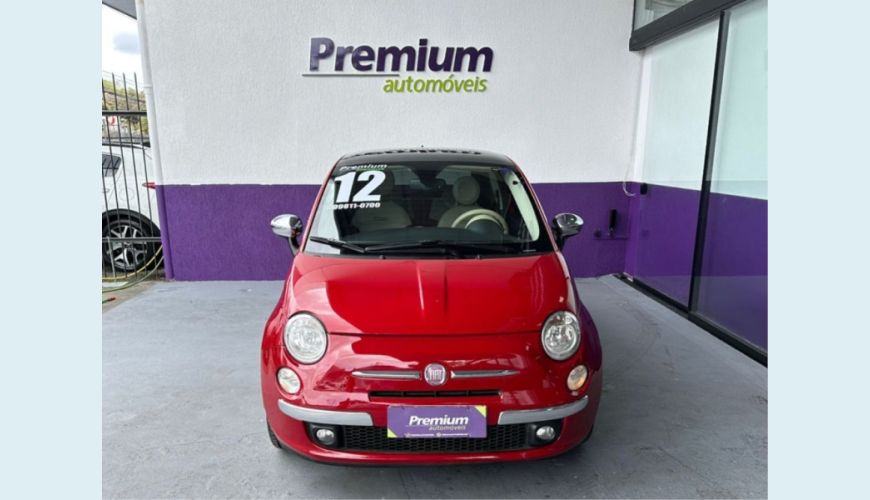 FIAT 500 - VERMELHO - 2012 Foto 3 (Grande)