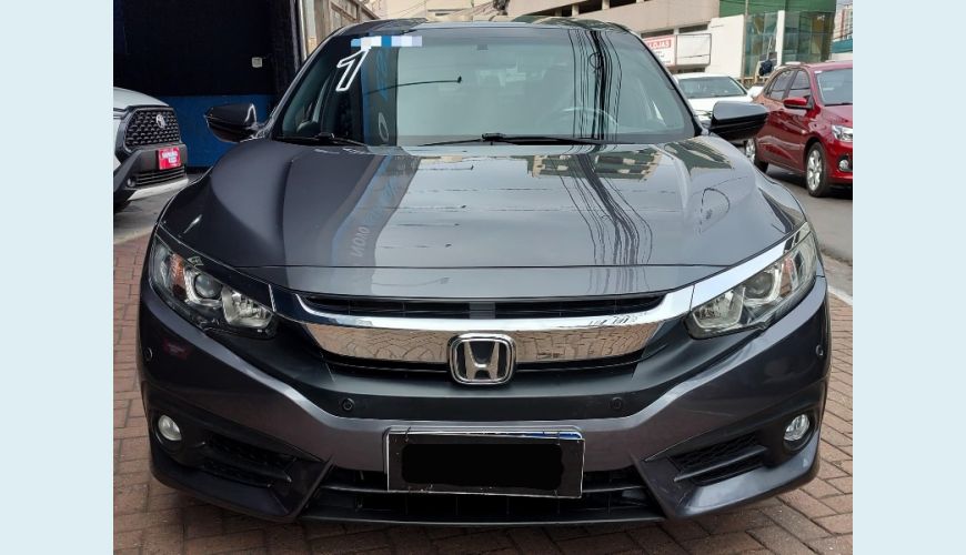 HONDA CIVIC SEDAN EXL 2.0 FLEX 16V AUT.4P - CINZA - 2018 Foto 3 (Grande)