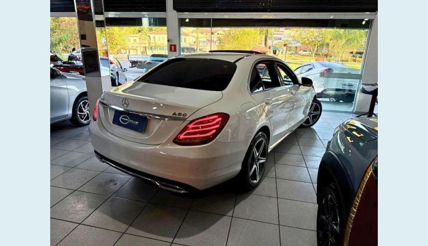 MERCEDES-BENZ C200 AMG LINE - BRANCO - 2016 Foto 3 (Grande)