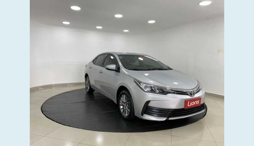 TOYOTA COROLLA 1.8 DUAL VVT GLI MULTI-DRIVE FLEX - PRATA - 2018 Foto 3 (Grande)