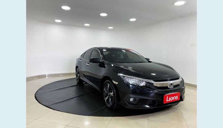 HONDA CIVIC TOURING 1.5 TURBO CVT - PRETO - 2017 Foto 3 (Grande)