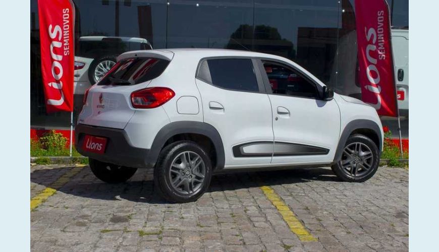 RENAULT KWID INTENSE 1.0 12V SCE FLEX - BRANCO - 2018 Foto 3 (Grande)