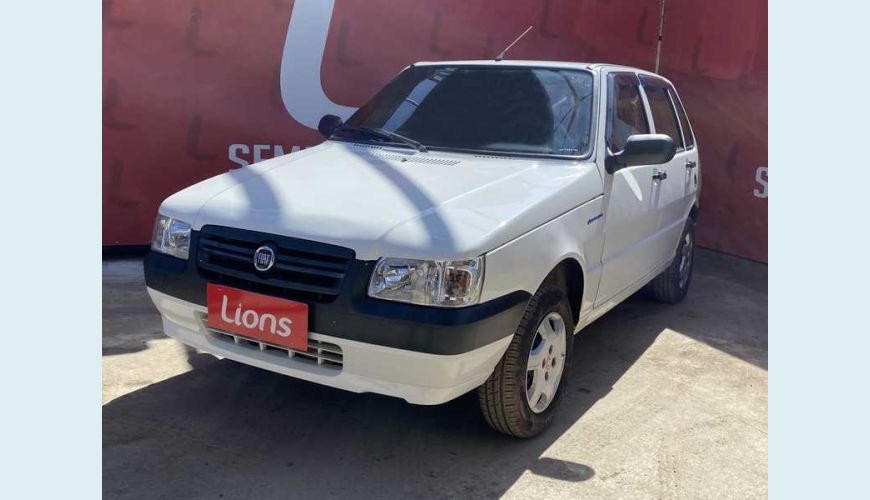FIAT UNO MILLE FIRE ECONOMY 1.0 FLEX 2P - BRANCO - 2010 Foto 3 (Grande)