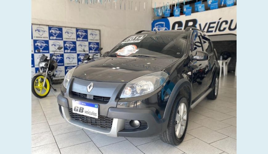 RENAULT SANDERO STEPWAY FLEX 1.6 16V 5P - PRETO - 2014 Foto 3 (Grande)