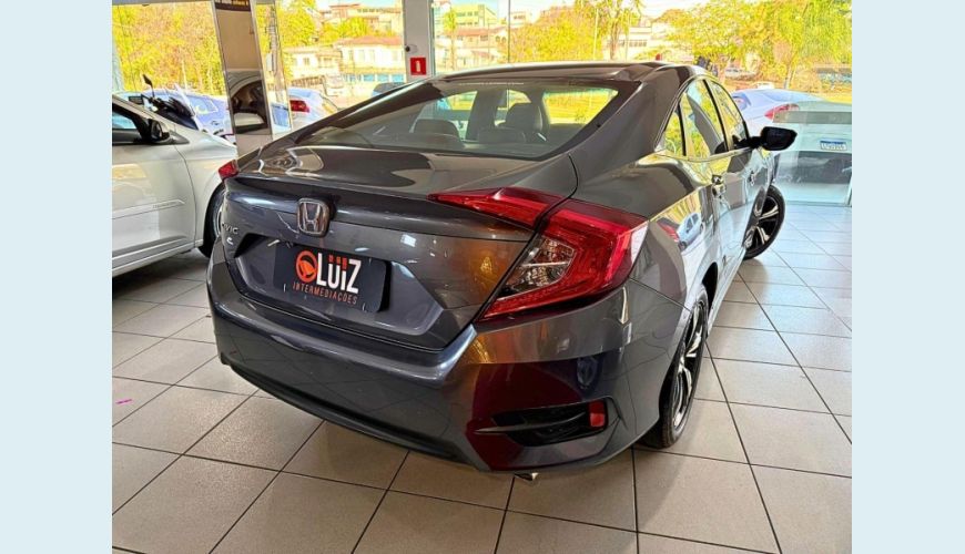 HONDA CIVIC SEDAN EXL 2.0 FLEX 16V AUT. 4P - CINZA - 2017 Foto 3 (Grande)